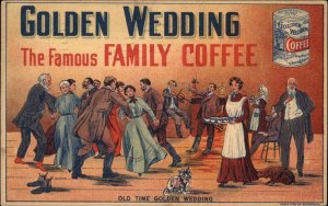 Golden Wedding Family CoffeeGriffin & Hoxie Utica NY c19190 Postcard