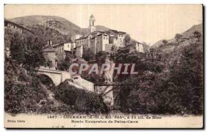 Old Postcard Luceram Nice Road Tour Peira Cava