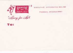 Arizona Phoenix Del Webb's TownHouse Hotel Vintage Luggage Label sk3139