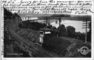 13651 Susquehanna River Bridge, Baltimore & Ohio Railroad Card 1907