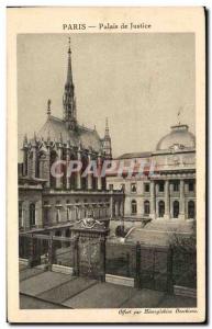 Old Postcard Paris Courthouse