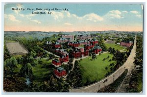 1914 Bird's Eye View University Of Kentucky Lexington Kentucky KY Trees Postcard