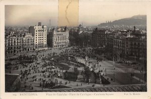 Lot 61 spain barcelona catalonia square real photo