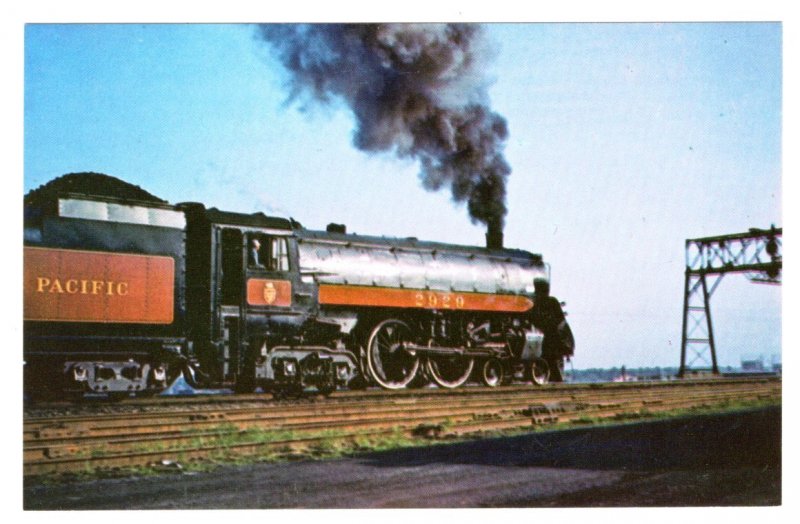 Canadian Pacific Railway Train, Montreal Quebec, 1958