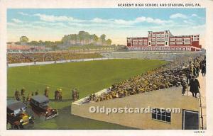 Academy High School and Stadium Erie, Pennsylvania, PA, USA Stadium Unused 