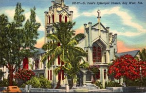 Florida Key West St Paul's Episcopal Church Curteich