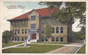 Ohio Springfield Science Hall Wittenberg College 1916