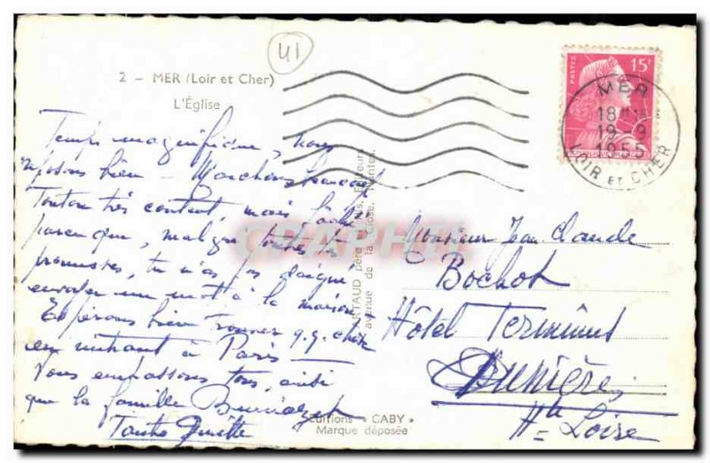 Sea Postcard Old L & # 39eglise