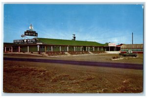 1965 Derrick Motel West Glendive Montana MT Posted Natural Color Postcard