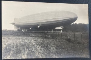 Mint Germany Real Picture Postcard Airship American Zeppelin Z R III Landing