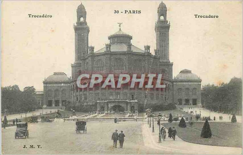 Postcard Old Paris Trocadero