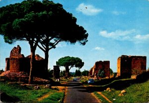 Italy Roma Rome Appia Antica Street 1987
