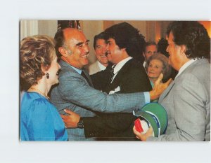 Postcard Fernando Valenzuela and Jose Lopez Portillo, White House, D. C.