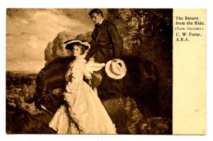 UK - England, London. The Tate Gallery, The Return from the Ride (Furse)