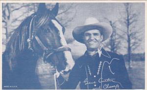 Cowboy Arcade Card Gene Autry and Champ