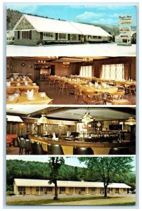 1982 Multiview, Boreali's Restaurant and Motel, Howes Caverns NY Postcard