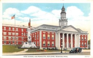 High School & Municipal Building in Webster, Massachusetts