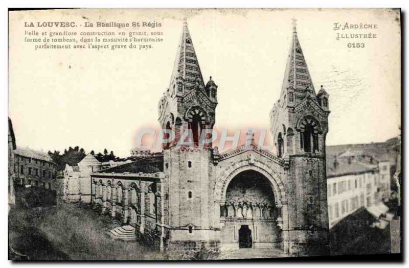 Old Postcard Louvesc Basilica St. Regis