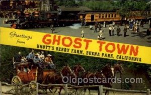 Ghost Town, Knott's Berry Farm, Buena Park, CA Large Letter Town 1966 light w...