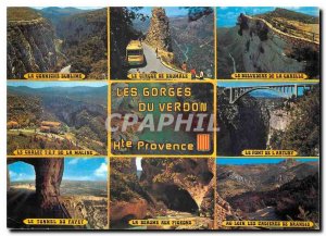 Modern Postcard Gorges of Verdon Haute Provence