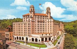 Hot Springs Arkansas~Arlington Hotel Showing Street~c1960s Postcard