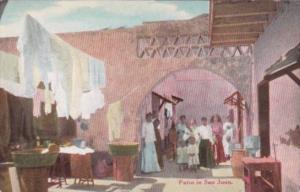 Puerto Rico San Juan Patio Scene