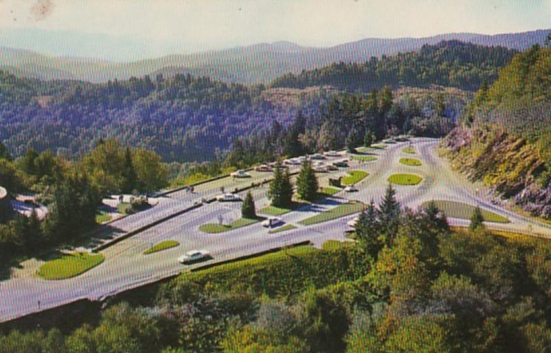 Tennessee Great Smoky Mountains Newfound Gap Aerial View