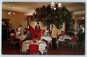 Highlands North Carolina NC Postcard Lee's Inn And Motel Restaurant Dining