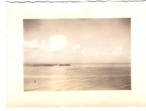 Ocean View San Juan Porto Rico 1940s Photograph approximately 3 X 4 inches