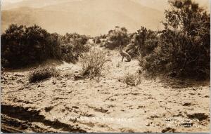 Rabbit 'Pioneer Of The West' Nevada NV Unused Moore & Stone RPPC Postcard E58
