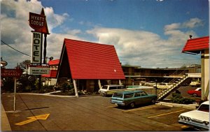 Postcard Hyatt Lodge 1857 Franklin Blvd in Eugene, Oregon