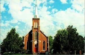 St Peter Lutheran Church Prairietown Oregon VTG Postcard UNP Unused Vintage 