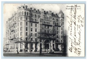 1908 Entrance to Shoreham Hotel, Washington DC Posted Antique Postcard