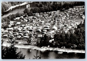 Paska Germany Postcard Linkenmuhle International Campsite c1950's RPPC Photo