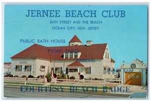 c1960 Jernee Manor Hotel Central Ave. Ocean City New Jersey NJ Vintage Postcard
