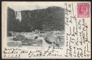 Howick Falls, Natal, South Africa, Very Early Postcard, Used in 1904