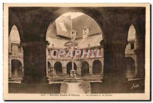 Old Postcard Sainte Anne d Auray Calvary and Cloitre