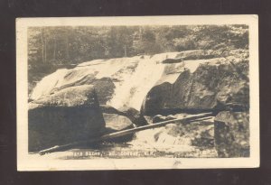 RPPC NORTH CONWAY NEW HAMPSHIRE GRANDMA'S BATHS REAL PHOTO POSTCARD