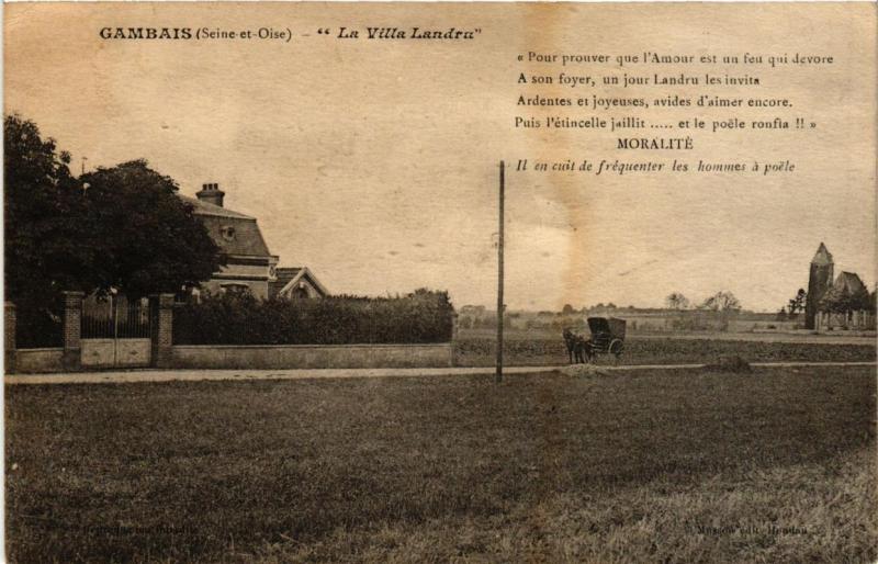 CPA GAMBAIS La Villa Landru (617585)