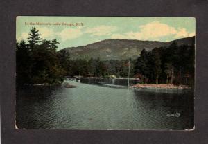 NY In the Narrows LAKE GEORGE NEW YORK Postcard Adirondack