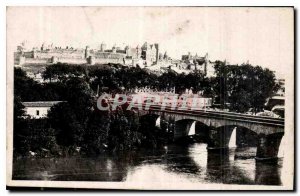 Old Postcard La Cite Carcassonne general view Riviera City