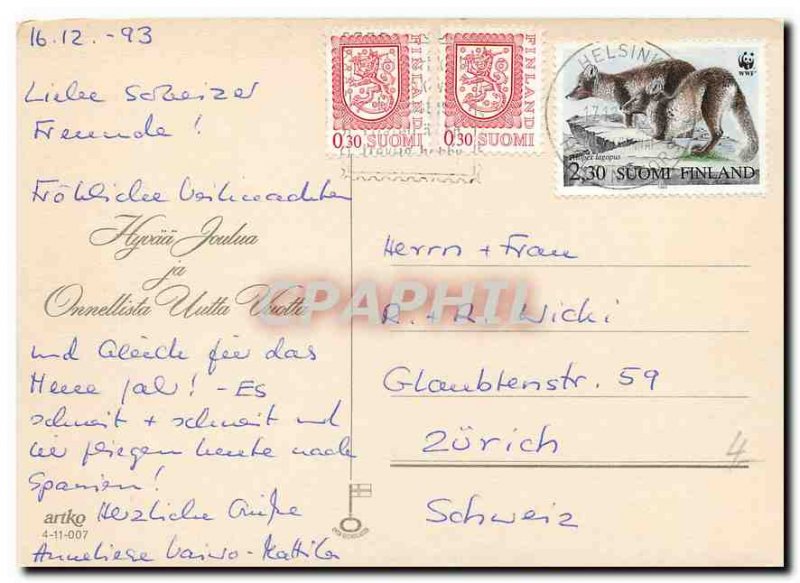 Postcard Modern Santa Claus