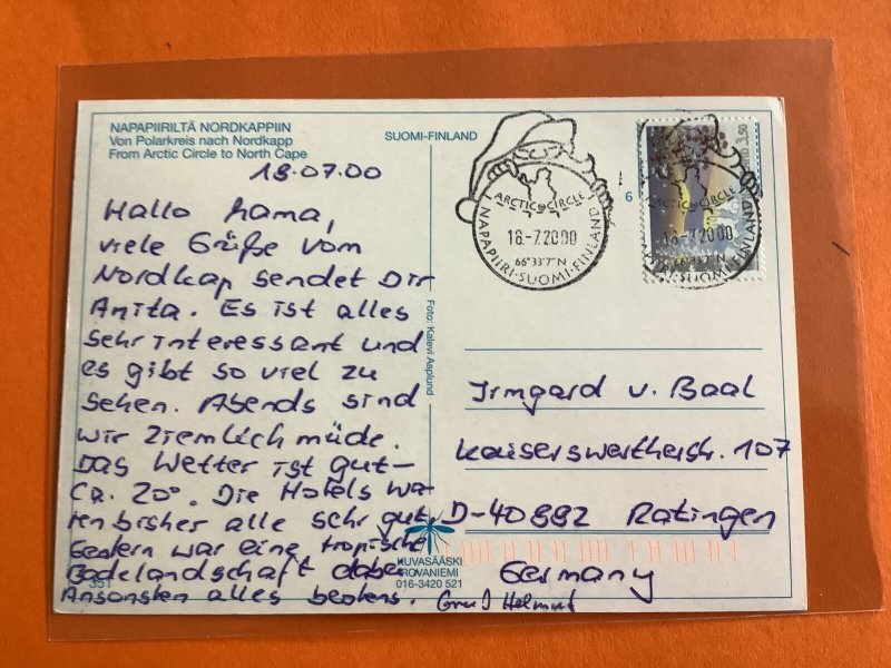 Lapland Arctic Circle 2000 Postcard R39683