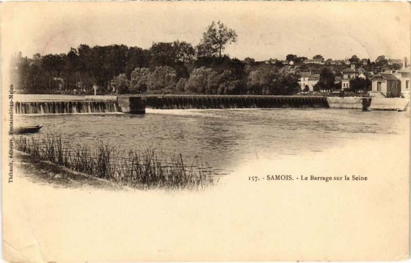 CPA Samois Le Barrage sur la Seine FRANCE (1300931)