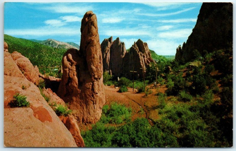 Postcard - Garden of the Gods near Colorado Springs, Colorado
