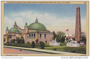 California San Jose Cleopatras Needle And Planetarium In Rosicrucian Park