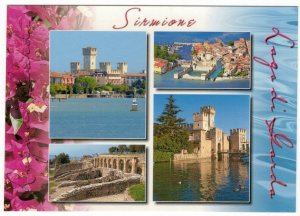 Italy 2018 Unused Postcard Lago di Garda Sirmione Lake Castle Scaligero