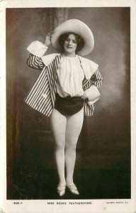 RPPC Postcard Miss Bessie Featherstone British Stage Actress