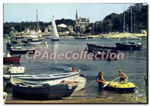 Postcard Old Port Sainte Marine Benodet