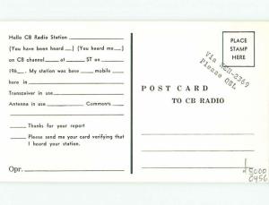 hunt hunting - QSL HAM RADIO CARD Bartlesville Oklahoma OK t0961